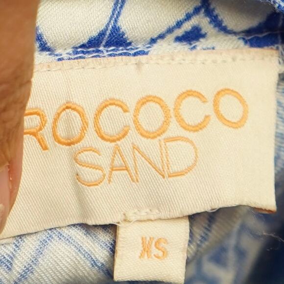 Rococo Sand Ionic Mini‎ Skirt Blue Womens Size XS - Picture 7 of 10